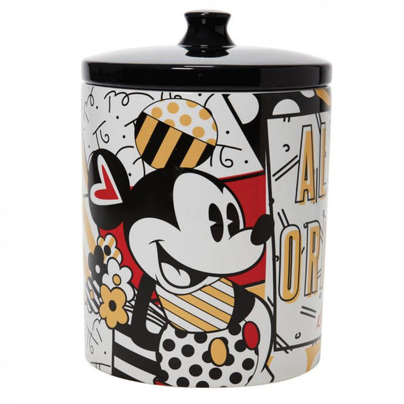 BRITTO MIDAS LARGE CANNISTER MICKEY & MINNIE