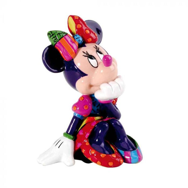Figurine Disney Britto - Minnie Qui Rêve - Résine Peinte - Collection - Neuve